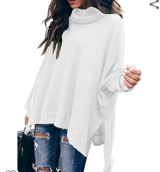 ETCYY

Women's Turtleneck Waffle Knit Sweater - Picture 4 of 4